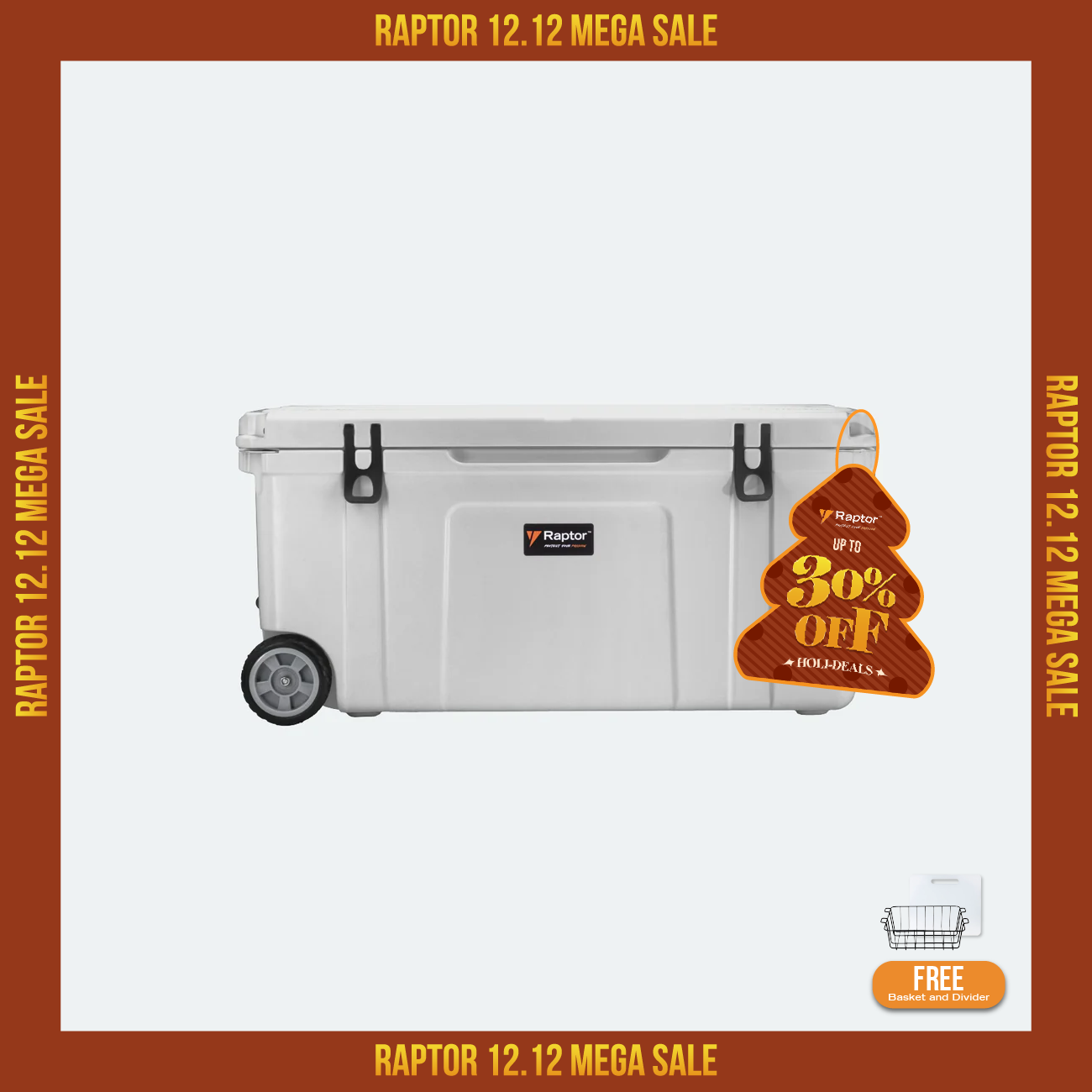 Raptor Cooler Arctic Trolley 120T