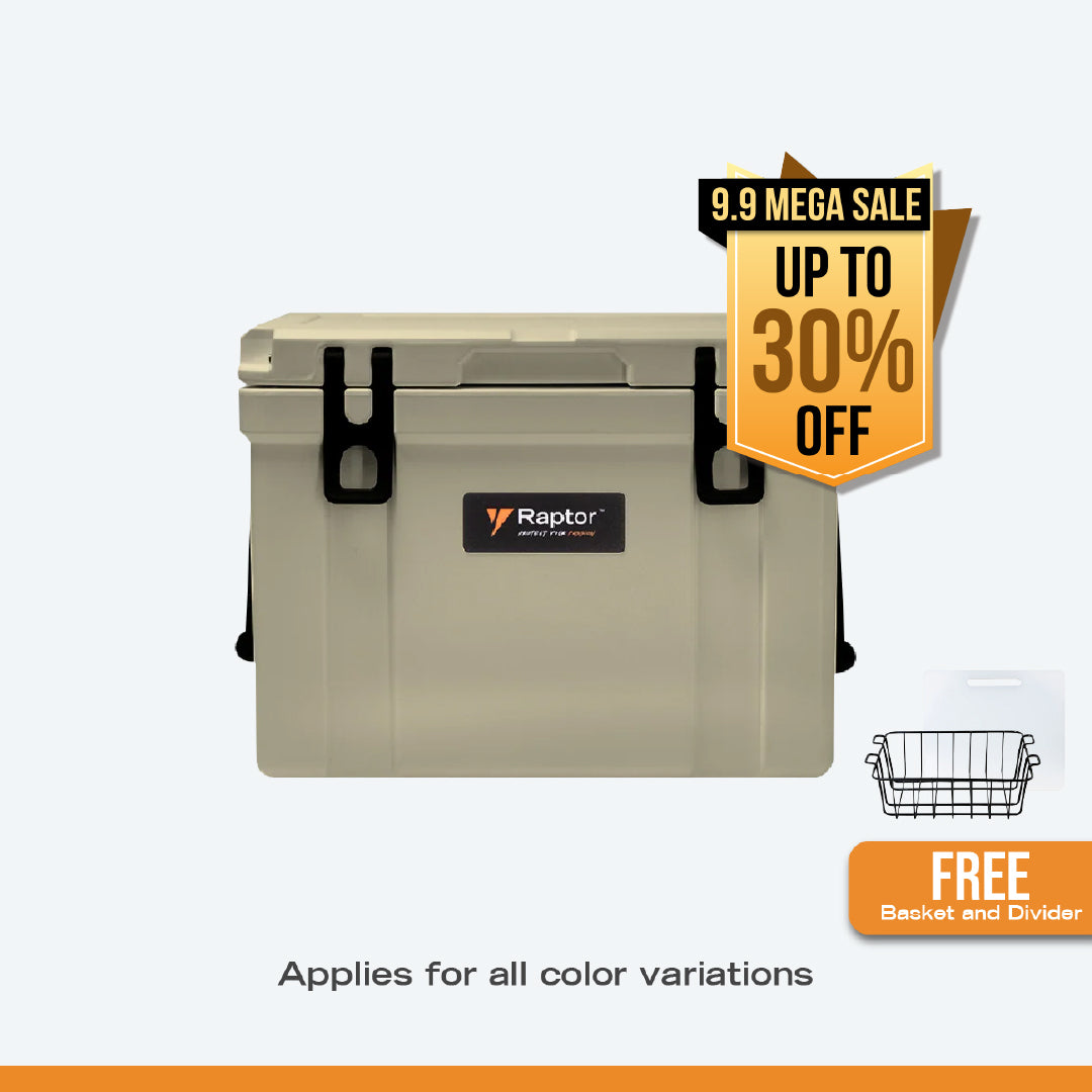Raptor Cooler Arctic 25 + Basket and Divider Freebie Bundle