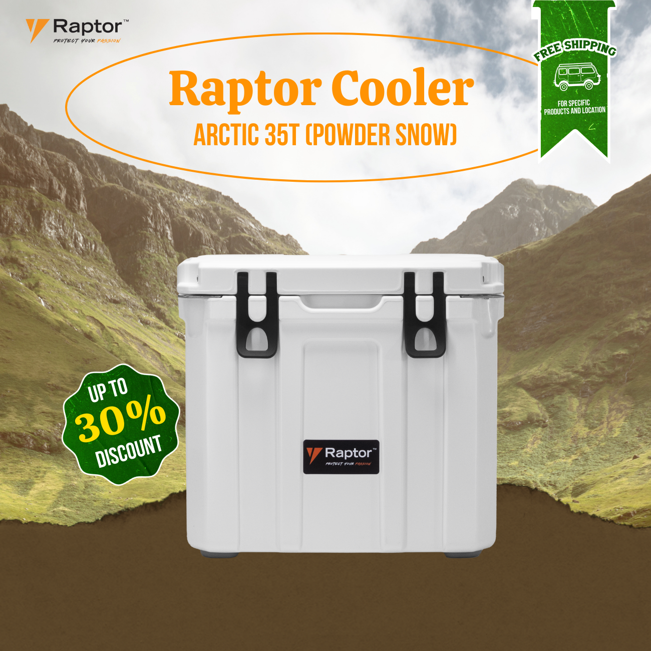 Raptor Cooler Arctic Trolley 35T
