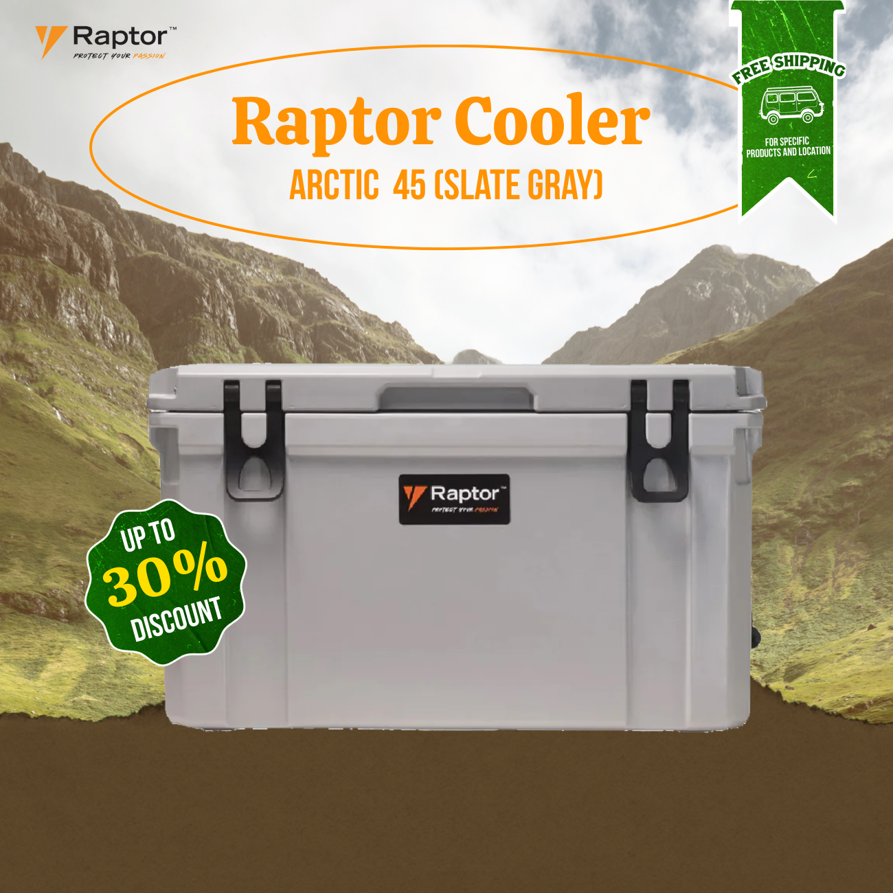 Raptor Cooler Arctic Hand Carry 45