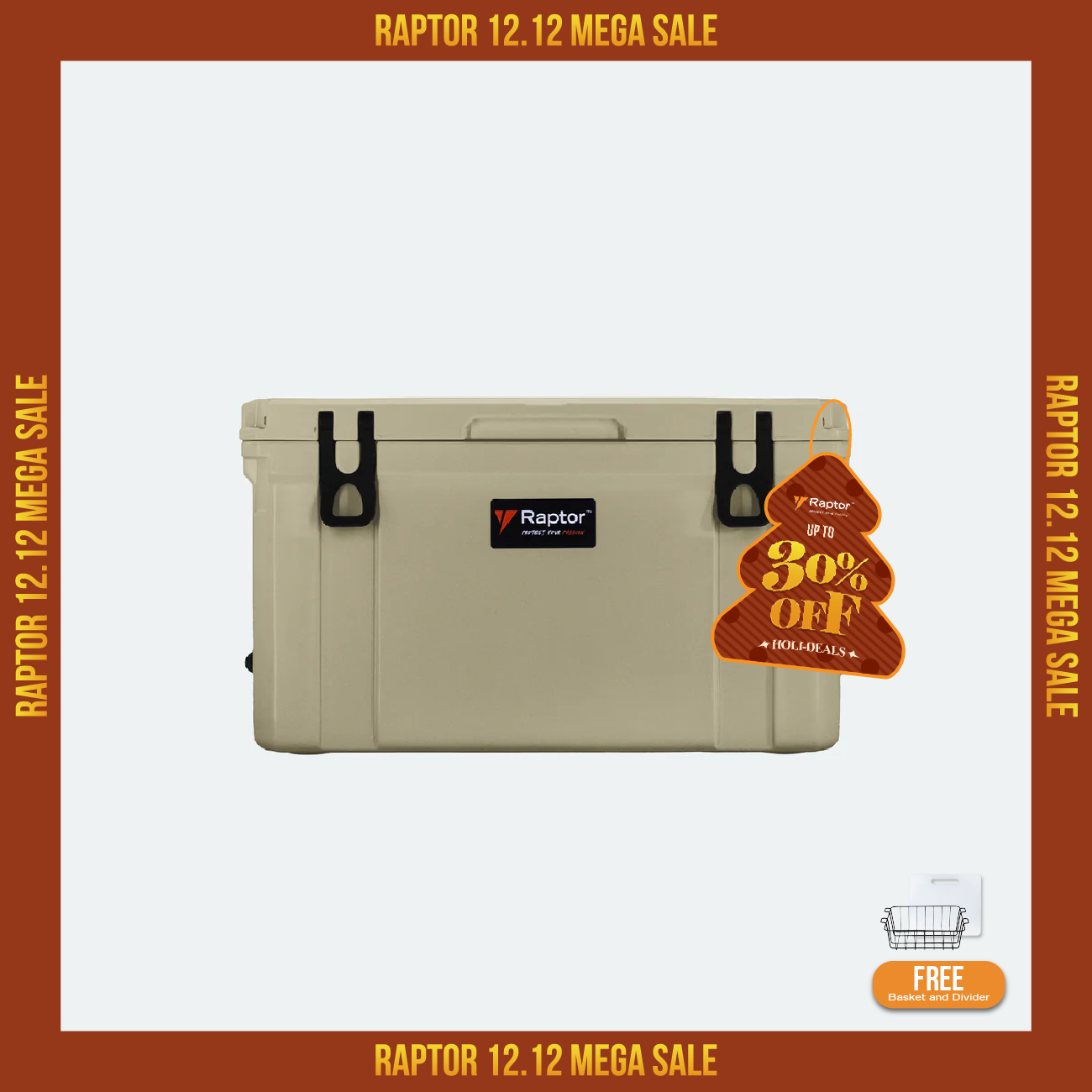 Raptor Cooler Arctic Hand Carry 55