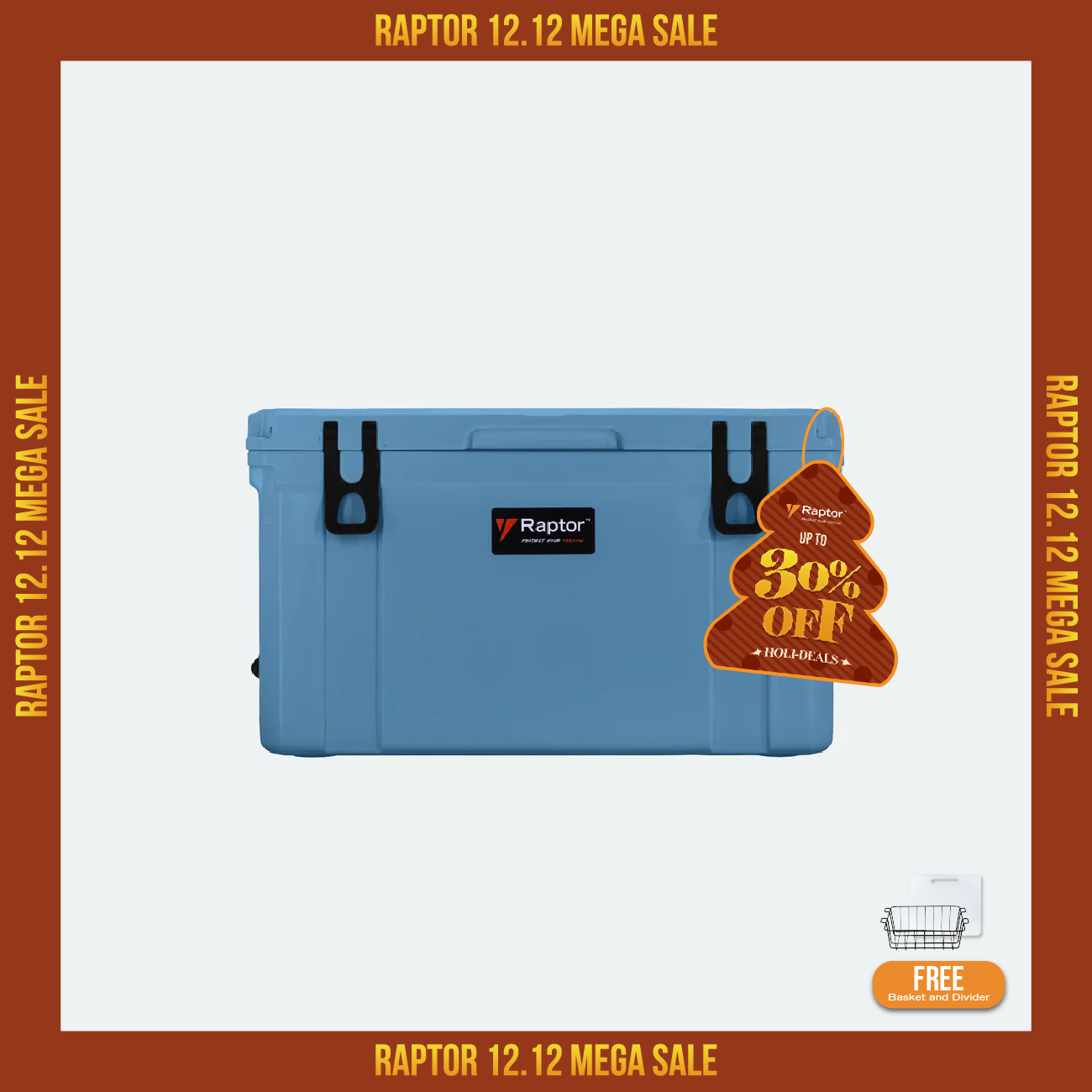 Raptor Cooler Arctic Hand Carry 55