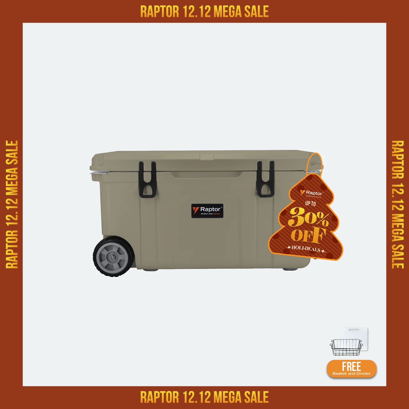 Raptor Cooler Arctic Trolley 75T
