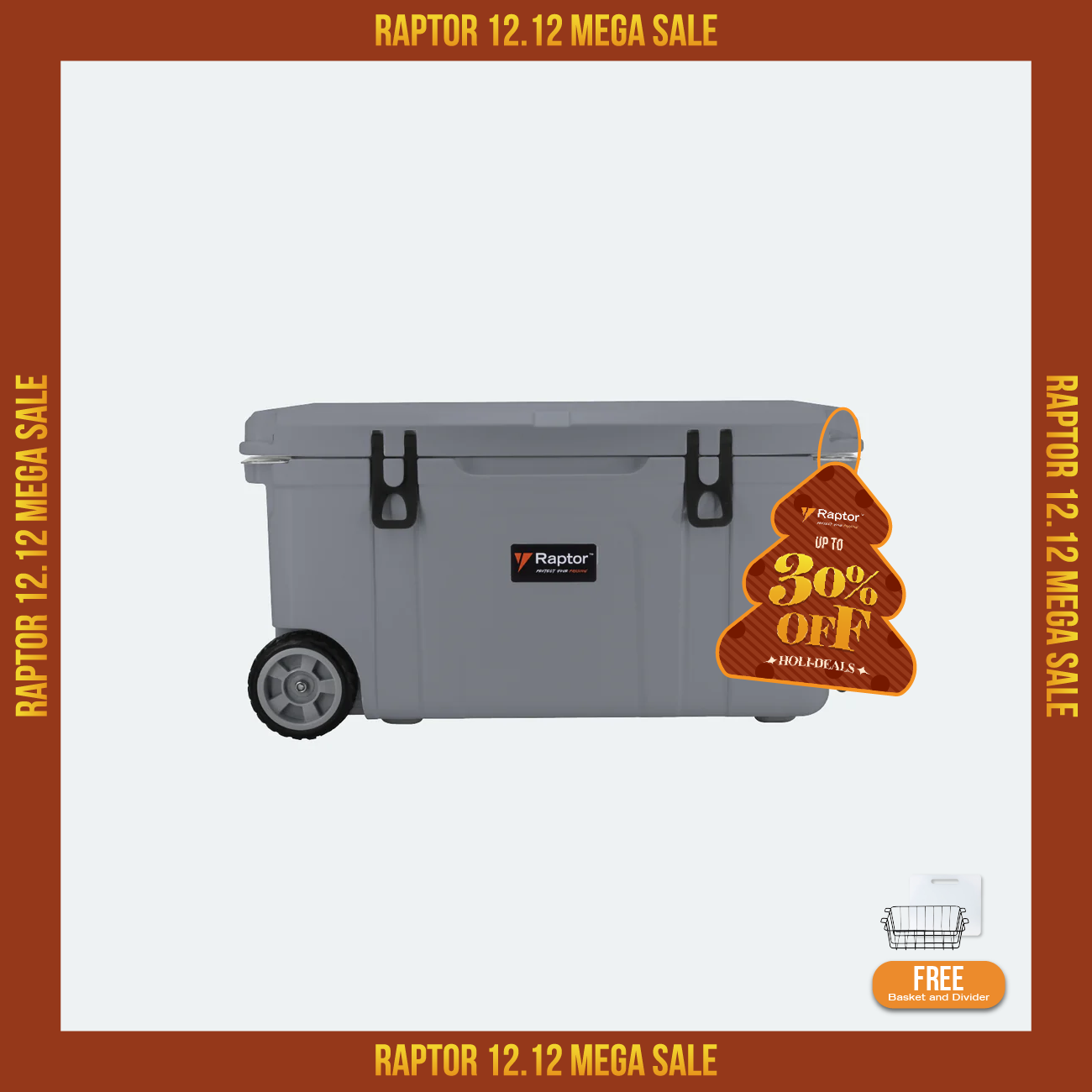 Raptor Cooler Arctic Trolley 75T