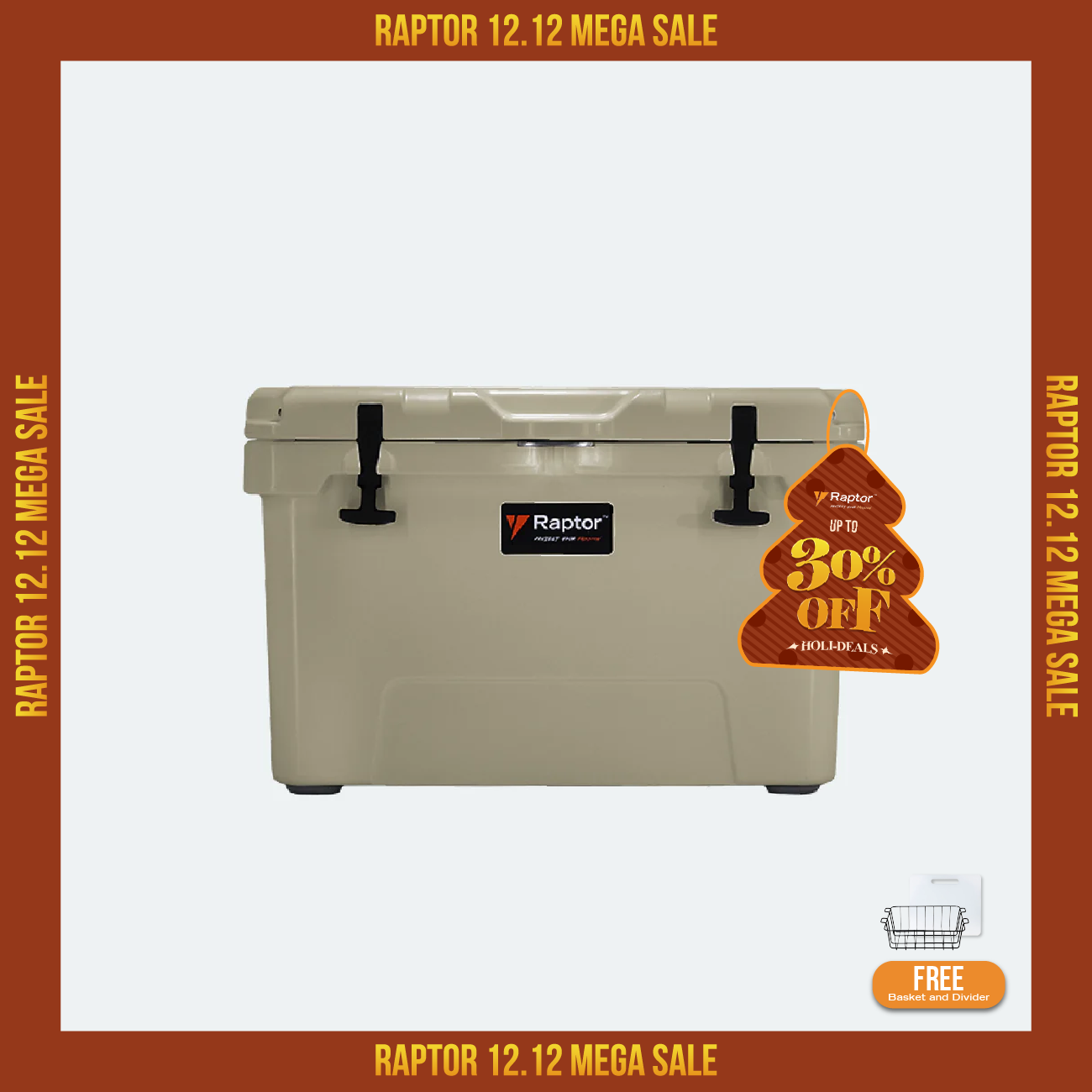 Raptor Cooler Polar Hand Carry 55