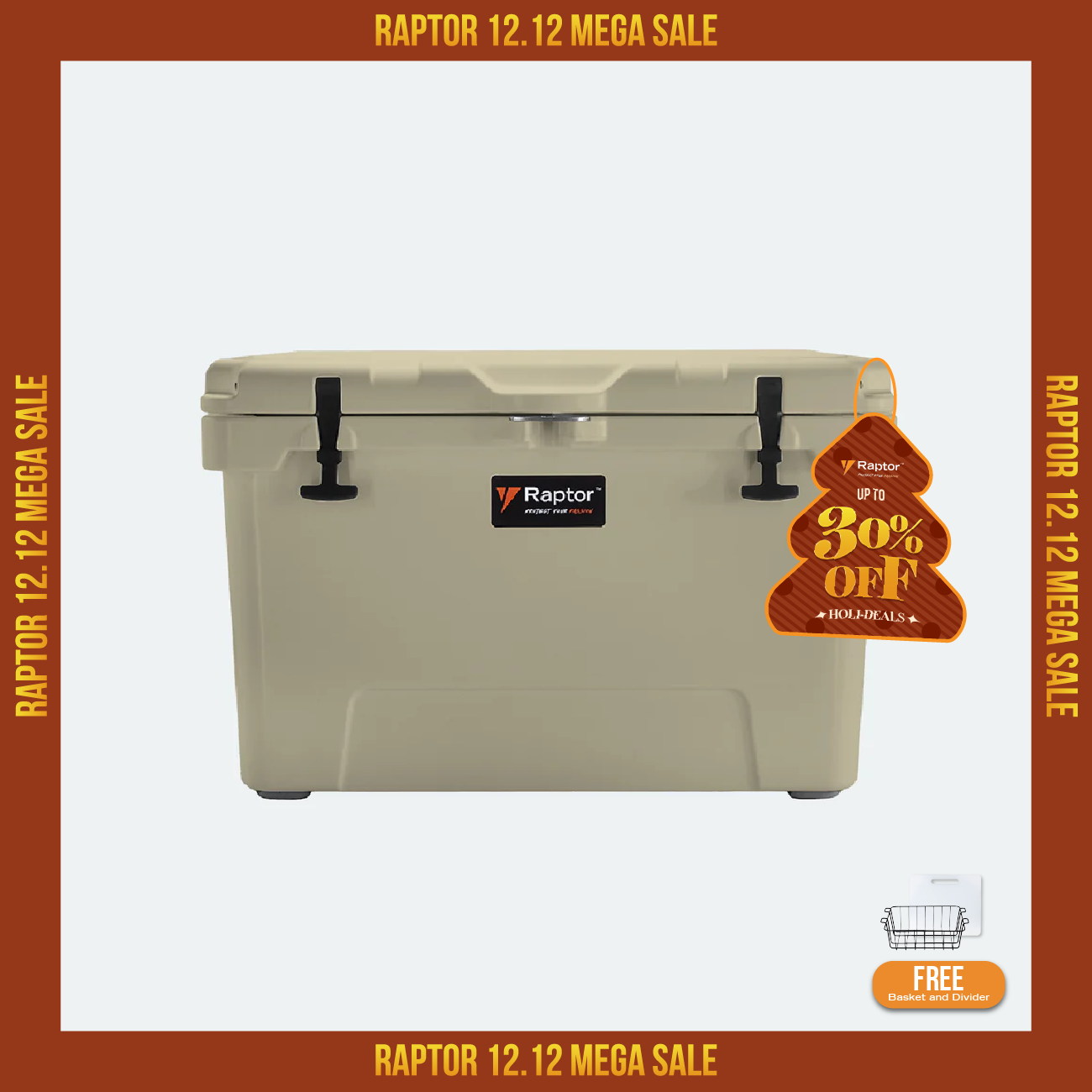 Raptor Cooler Polar Hand Carry 75