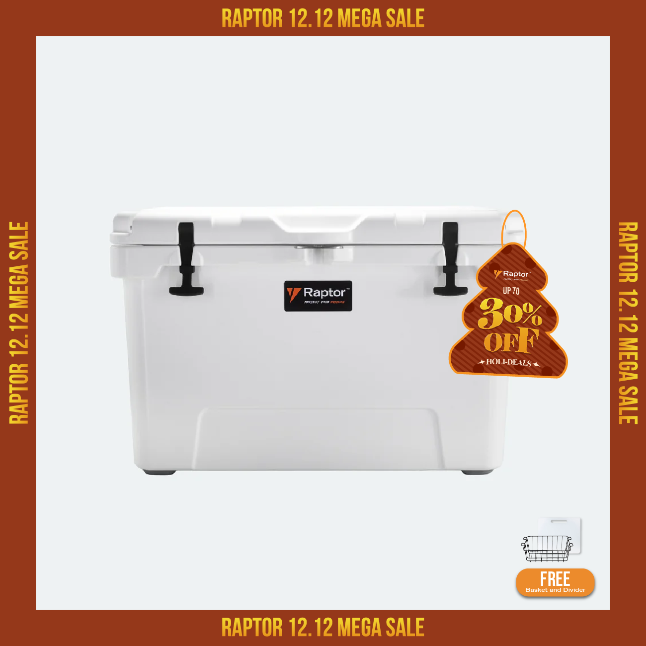 Raptor Cooler Polar Hand Carry 75