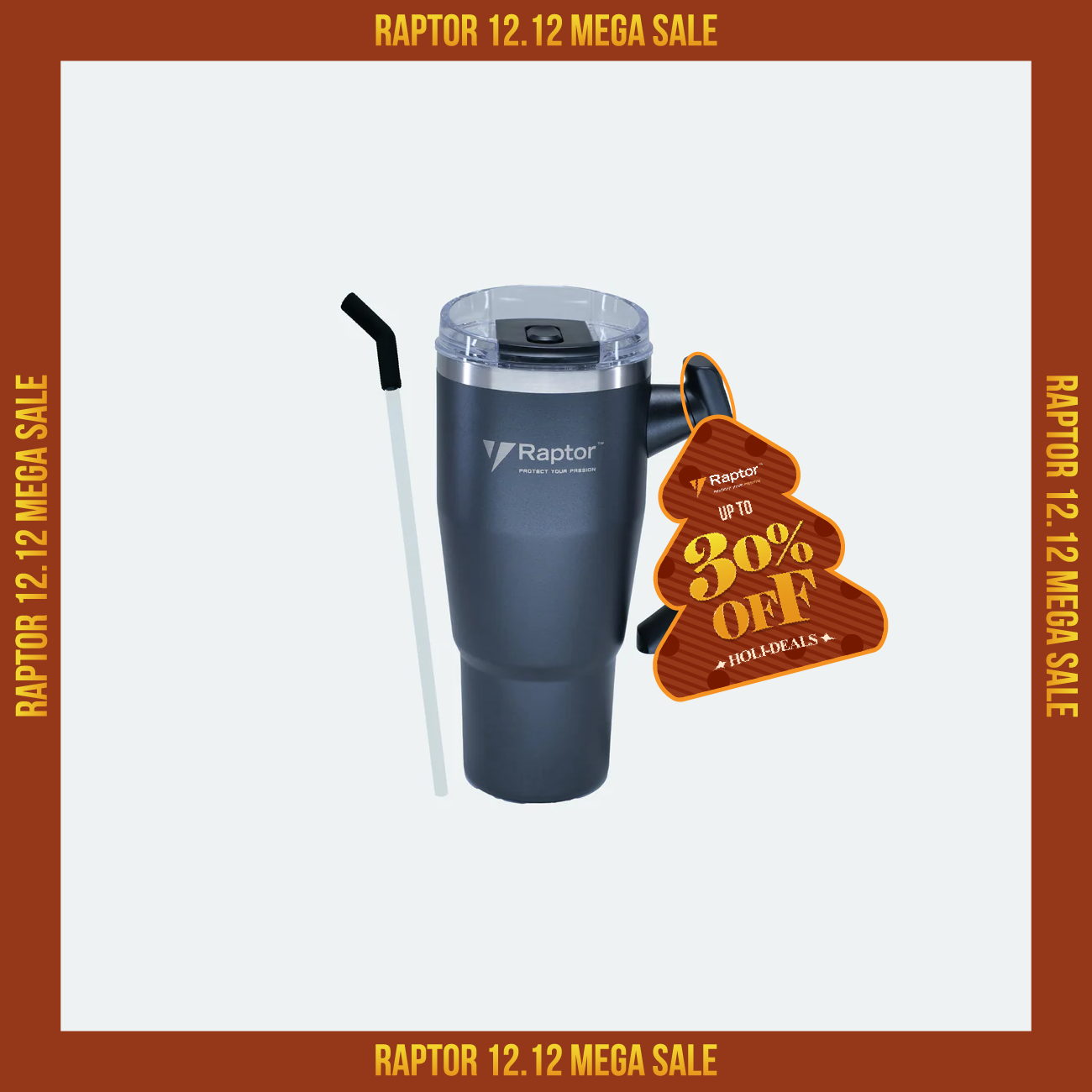 Raptor Drinkware Twist Tumbler 32 oz