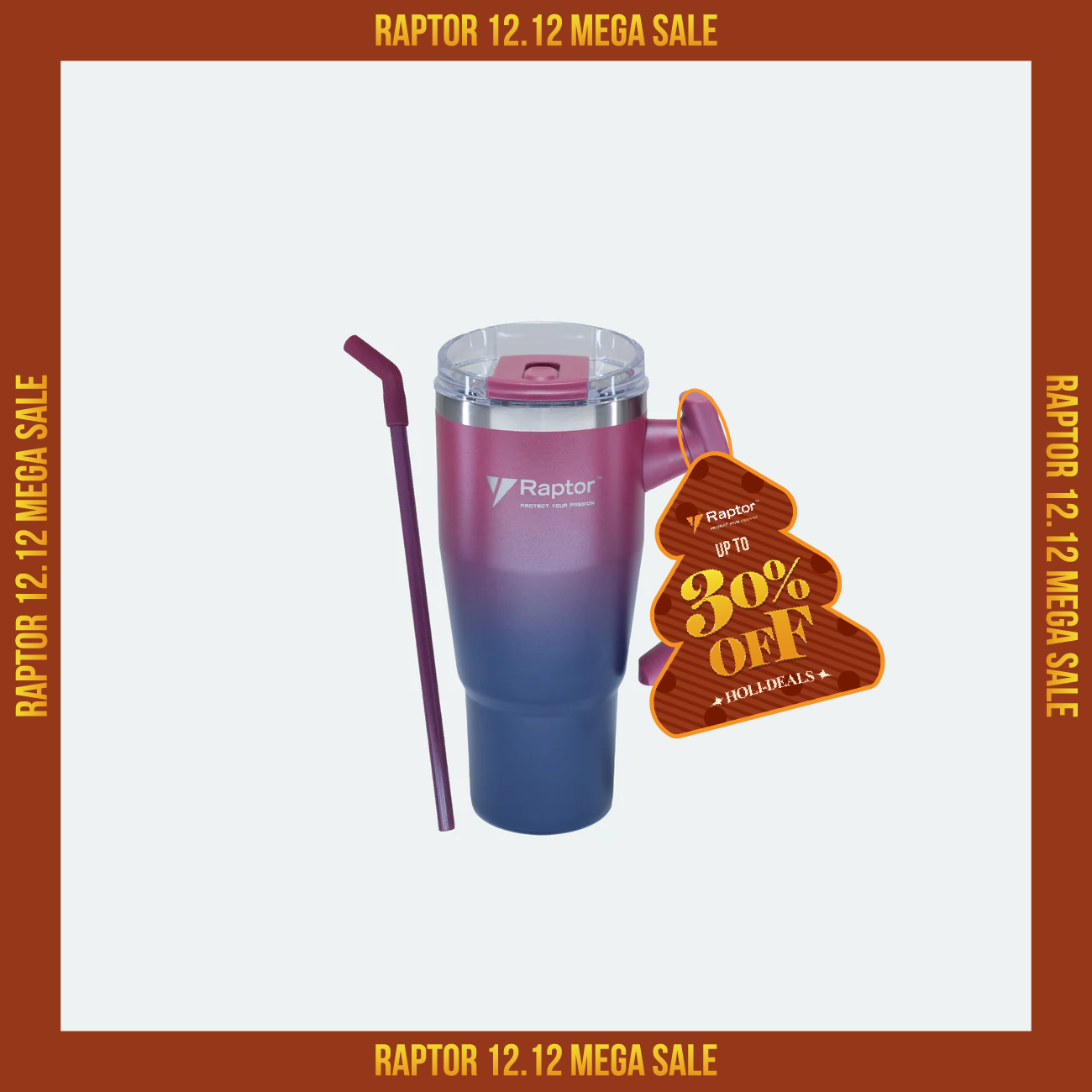 Raptor Drinkware Twist Tumbler 32 oz