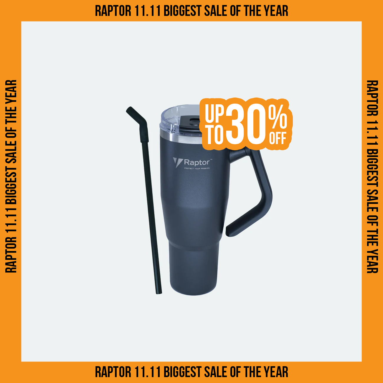 Raptor Drinkware Twist Tumbler 40 oz