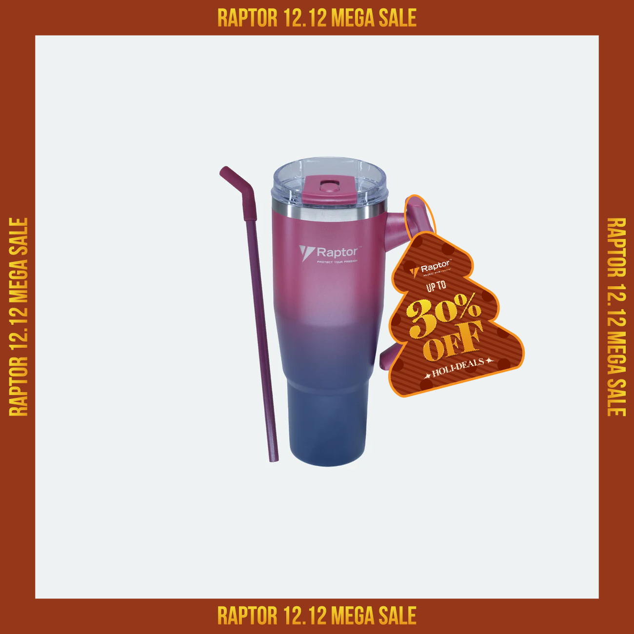 Raptor Drinkware Twist Tumbler 40 oz