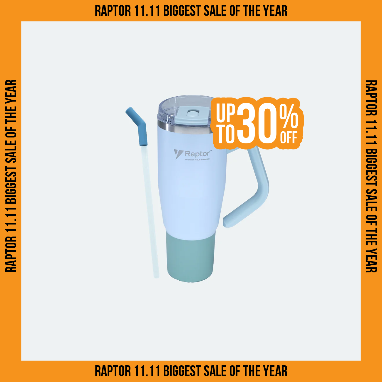 Raptor Drinkware Twist Tumbler 40 oz