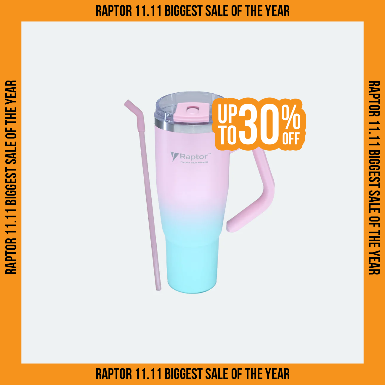 Raptor Drinkware Twist Tumbler 40 oz