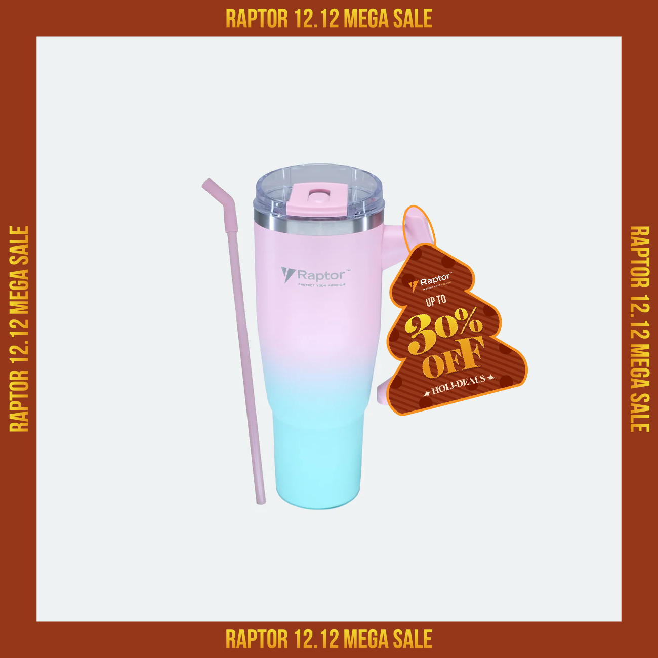 Raptor Drinkware Twist Tumbler 40 oz