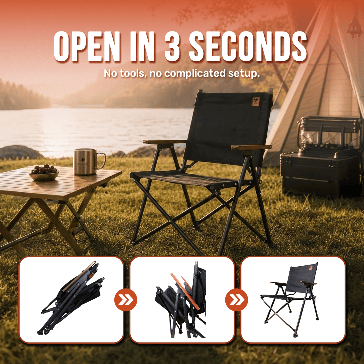 Raptor Perch Camping Chair