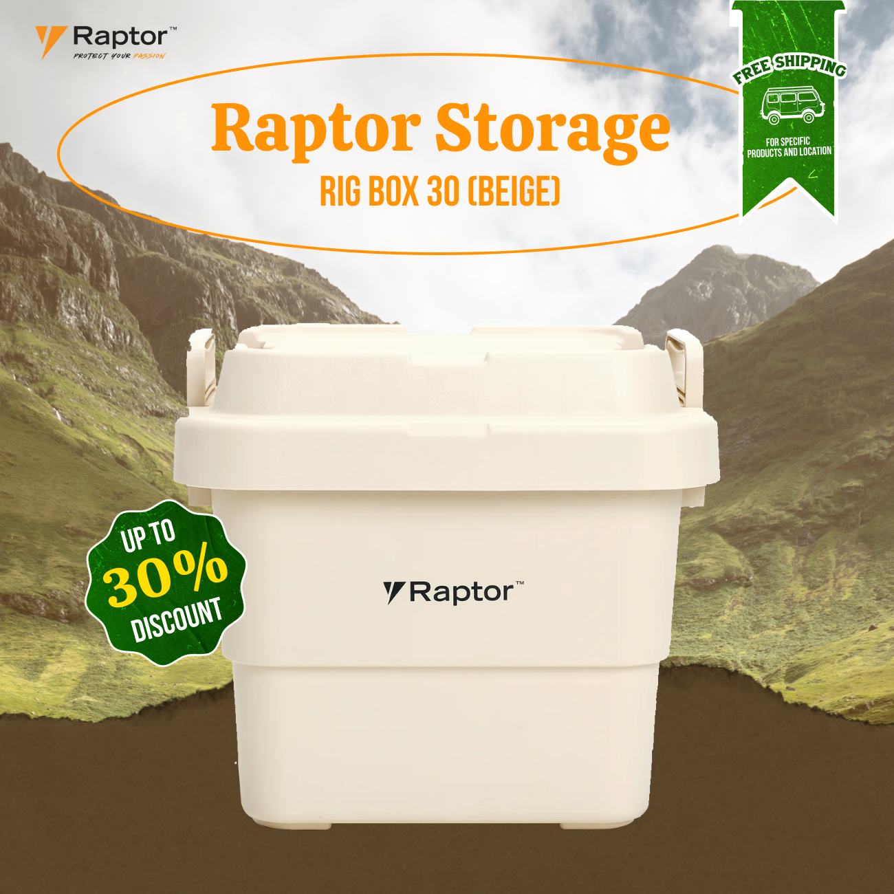Raptor Storage Box Rig 30