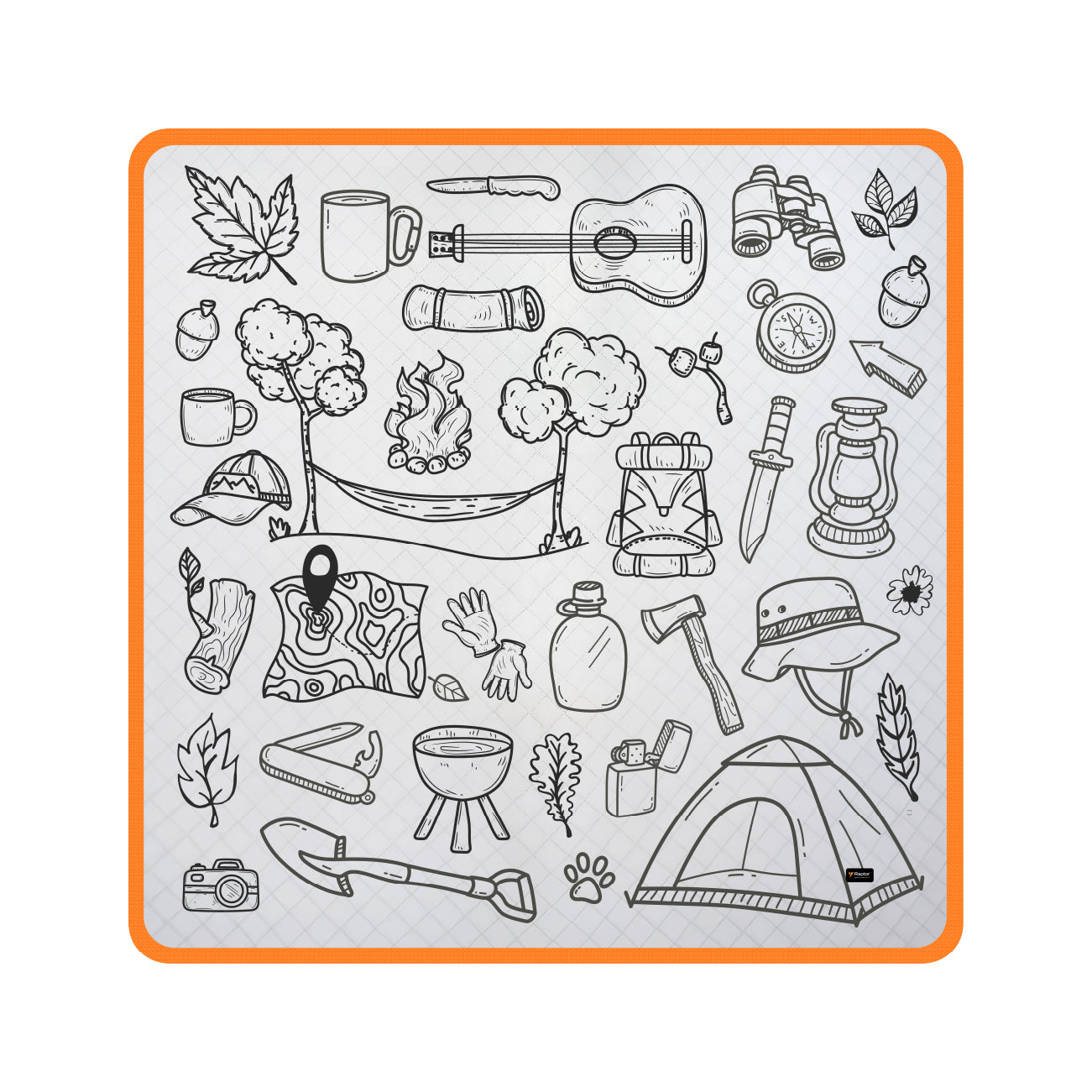 Raptor Terra Camping Mat (Adventure White)