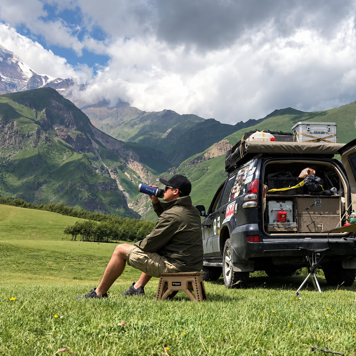 Raptor Hearth Camping Stool