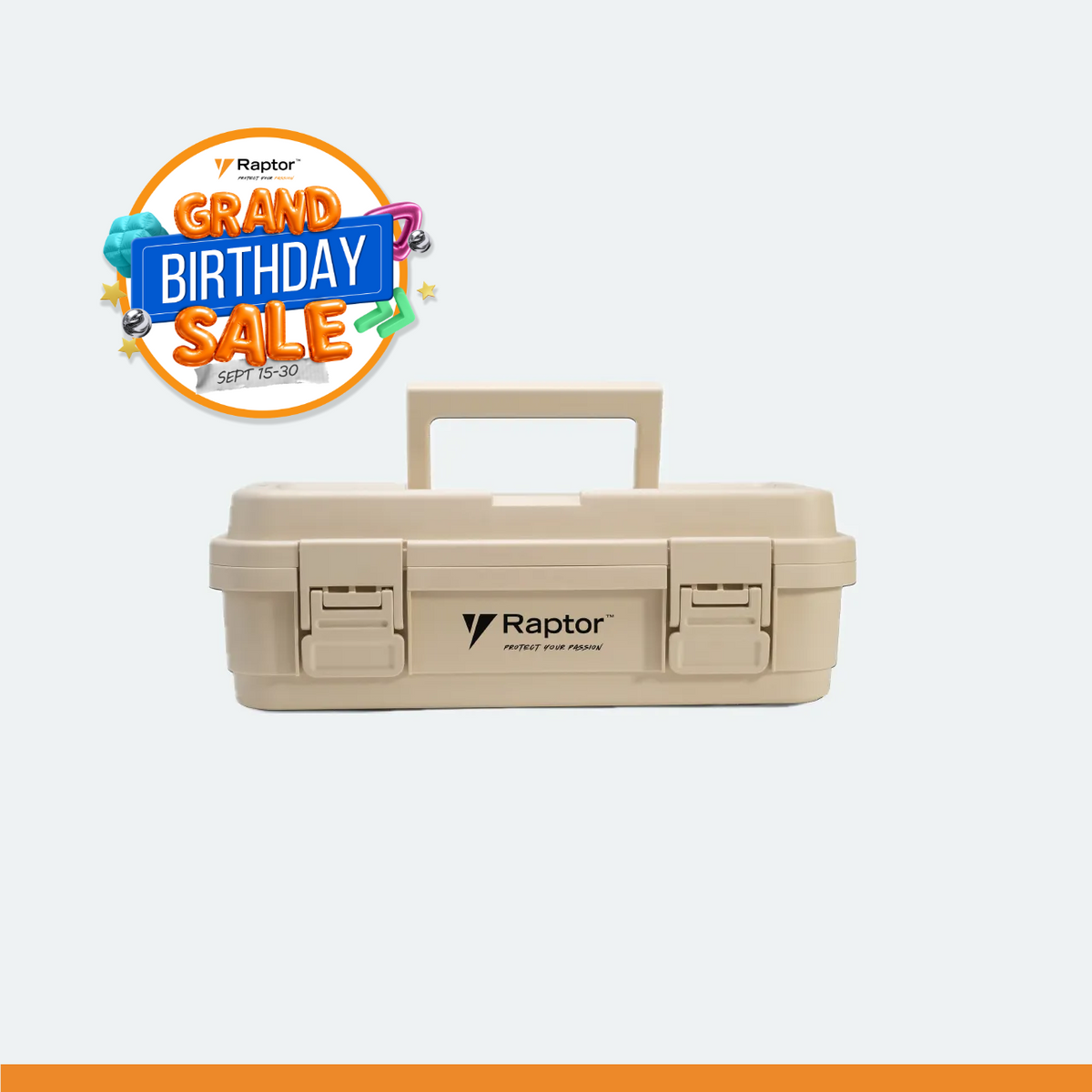 Raptor Case Utility 4.5L Stackable Tool box