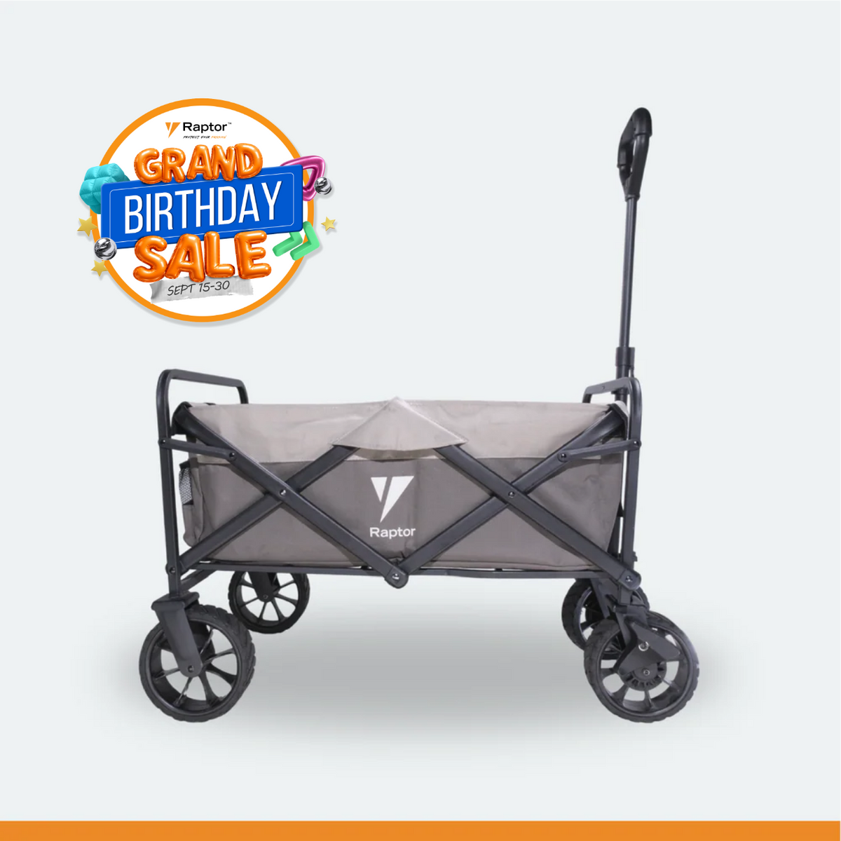 Raptor Trekk Camping Trolley -Graphite Gray