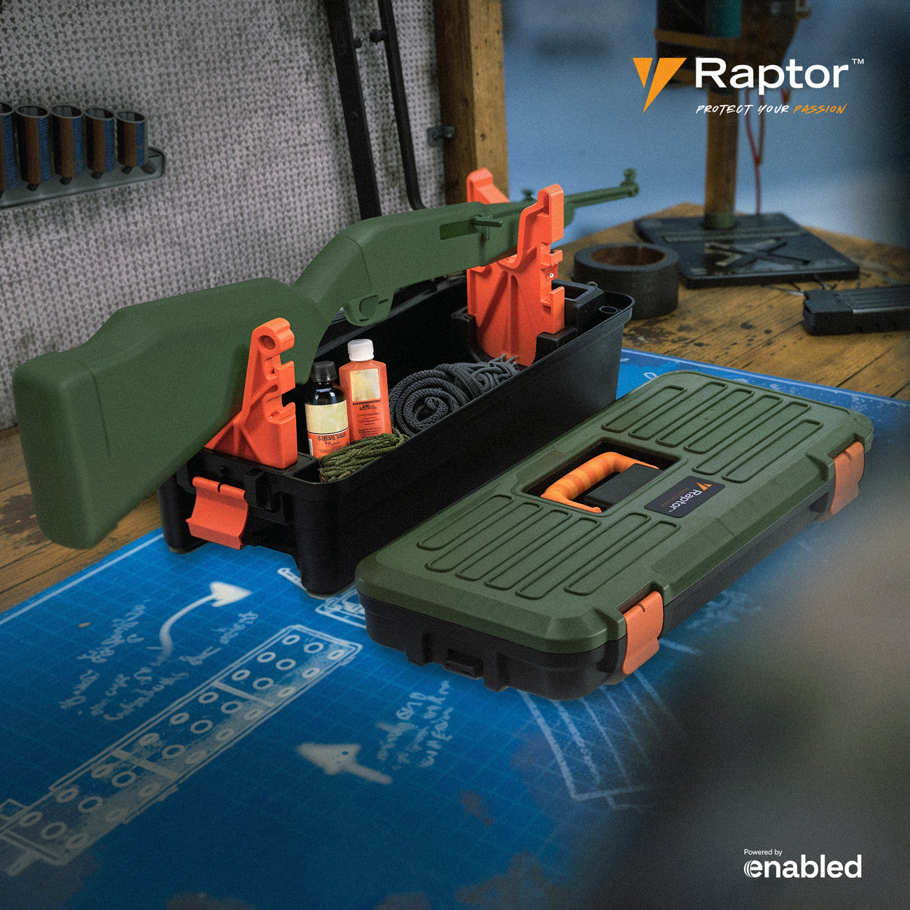 Raptor Case Utility Tool Box 920